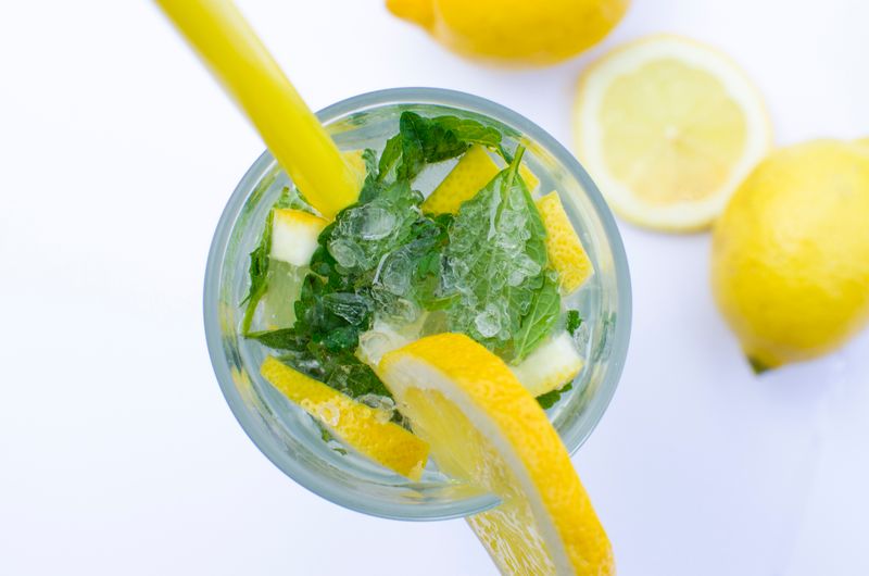 Iced tea sweet cold beverage